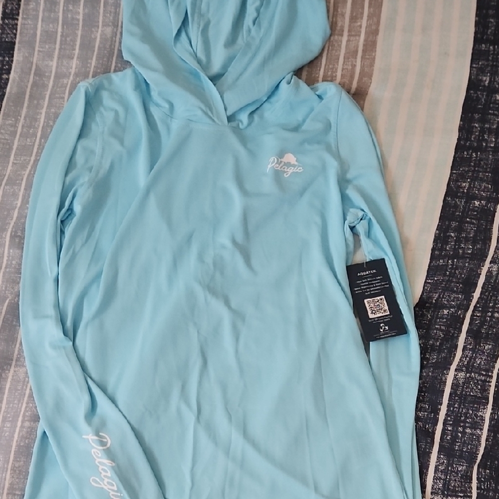 Pelagic Light Blue Swim Coverup